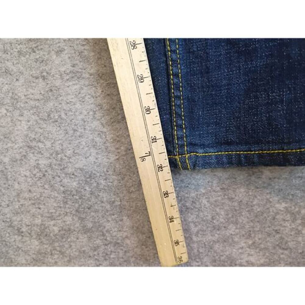 Dereon Womens Size 13/14 Distressed Stretch Skinny Blue Denim Jeans Grunge - Picture 15 of 16
